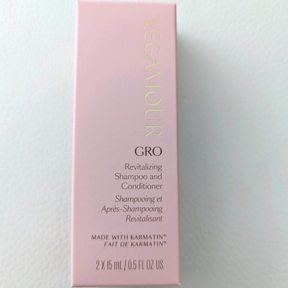 Vegamour GRO Revitalizing Shampoo and Conditioner - Pink